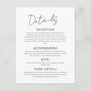 Tarjeta Celestial Grande de Invitación a la Boda