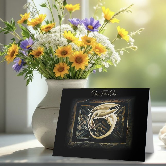 Tarjeta Celtic Familiar Dragon Day Card (Subido por el creador)