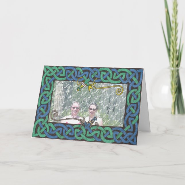Tarjeta céltica del capítulo de la serpiente (Anverso)