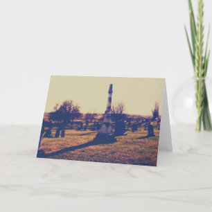 Tarjeta Cementerio de Washington, Iowa