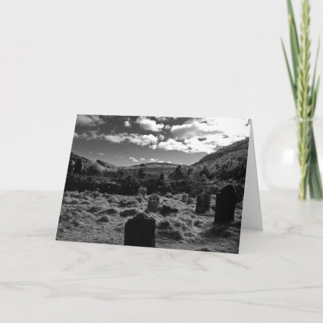 Tarjeta Cementerio en Irlanda (Anverso)