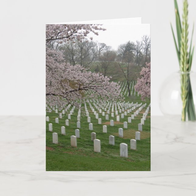 Tarjeta Cementerio nacional de Arlington (Anverso)