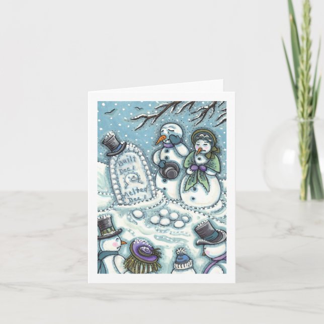 TARJETA CEMETERÍA DE NOMUJER, MELTED ANTES DE SU MOMENTO E (Anverso)