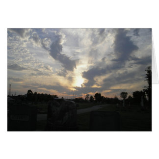 Tarjeta Cemetery Sunrise 3