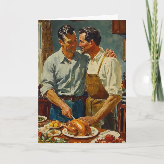 Tarjeta Cena de Acción de Gracias (Anverso)