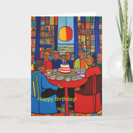 Tarjeta Cena de cumpleaños