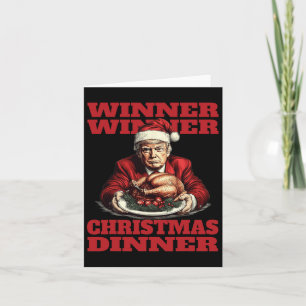 Tarjeta Cena de ganadores de Navidades ganadores de Donald