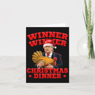 Tarjeta Cena de Navidades ganadores de Trump