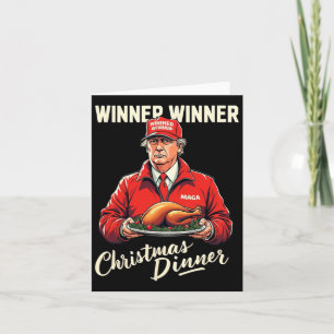 Tarjeta Cena de Navidades ganadores del Humor de Trump