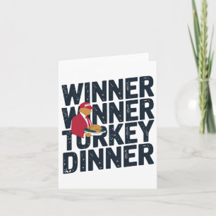 Tarjeta Cena en Turquía, ganadora del 'Trump Thanksgiving'