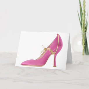 Tarjeta Cenicienta Cita Miu Miu zapata tacones de bombeo r
