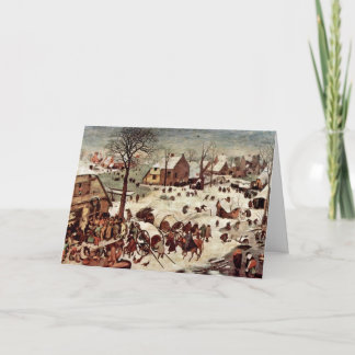 Tarjeta Censo en Belén por Bruegel D. Ä. Pieter