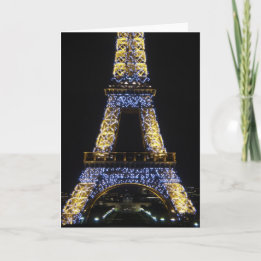 Tarjeta Centelleo, torre Eiffel del centelleo