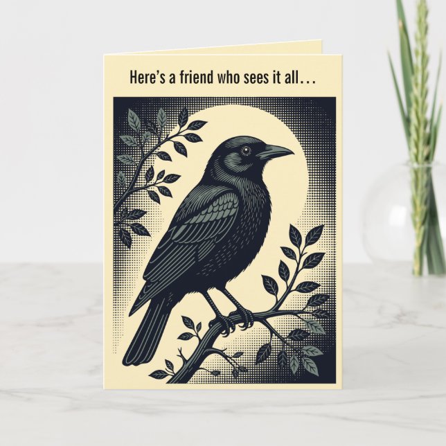 Tarjeta Centinela de la Soledad El Cuervo (Anverso)