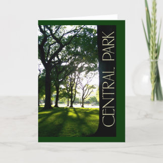 Tarjeta Central Park en NYC