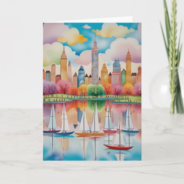 Tarjeta Central Park Sails (Anverso)