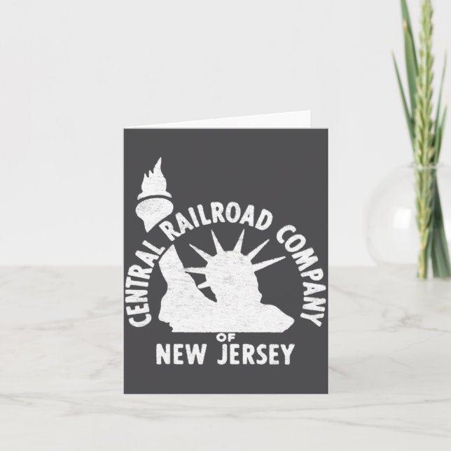 Tarjeta Central Railroad Of New Jersey _1  (Anverso)