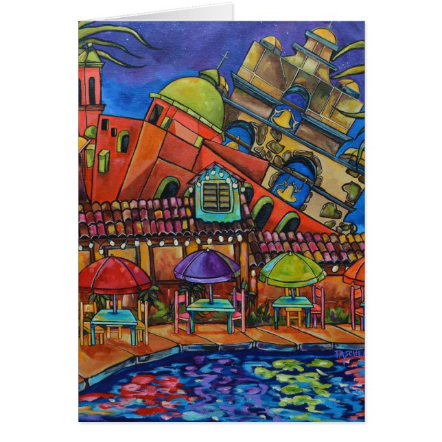 tarjeta céntrica de San Antonio (Frente)