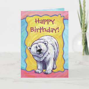 Tarjeta Centro de Fiesta del oso polar