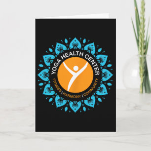 Tarjeta Centro de Salud de Yoga La Felicidad Comienza Aquí