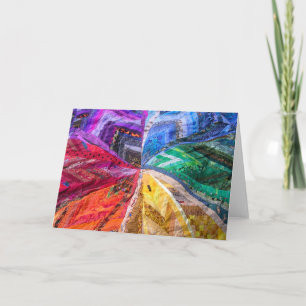 Tarjeta Centro del hexágono