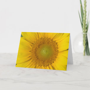Tarjeta Centro del oro del girasol