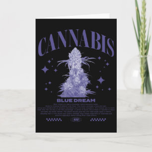 Tarjeta Cepa híbrida Sativa de Navidad Blue Dream