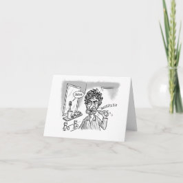 Tarjeta Cepillo de dientes infeliz de Bob