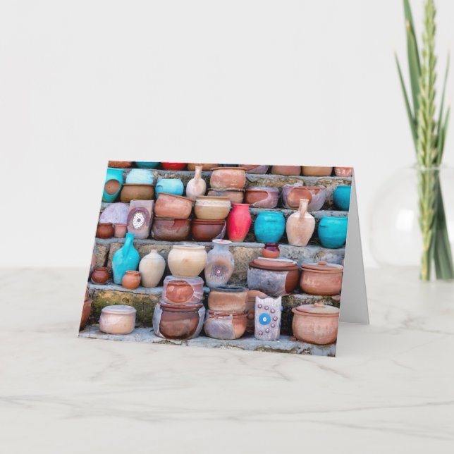 Tarjeta Cerámica de Capadocia (Anverso)