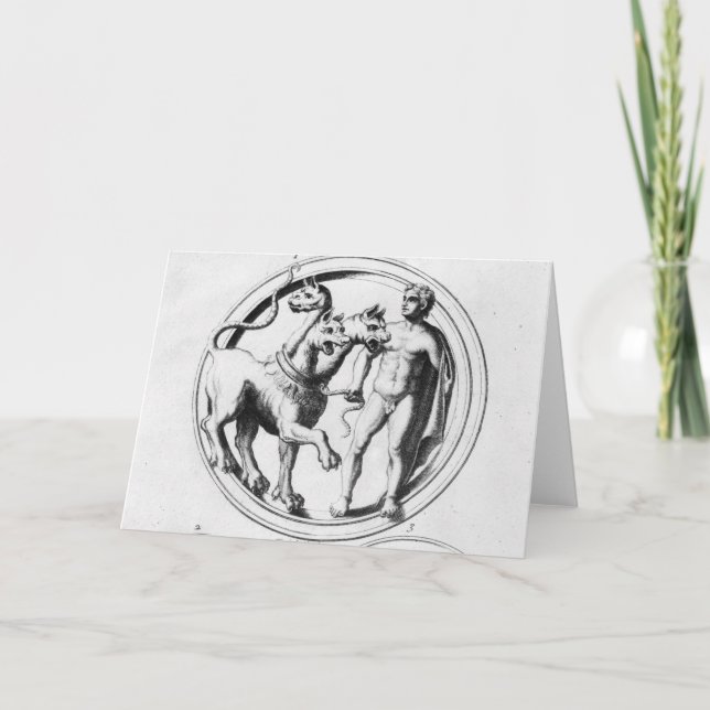 Tarjeta Cerberus Tamed de Hércules (Anverso)