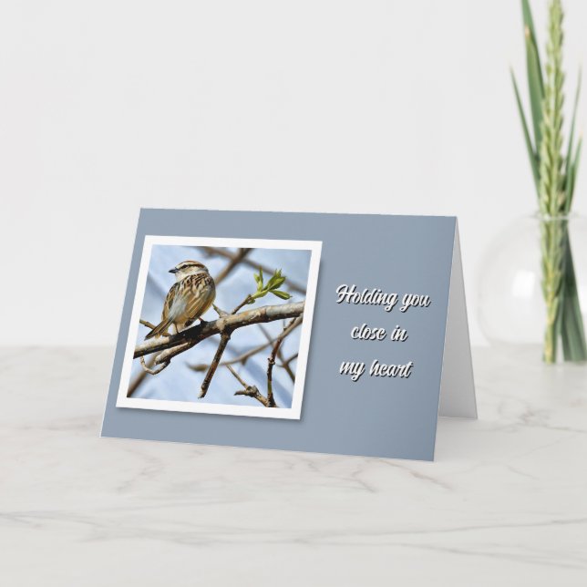 Tarjeta Cerca en mi corazón... (Anverso)