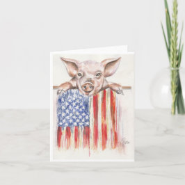 Tarjeta Cerda Americana