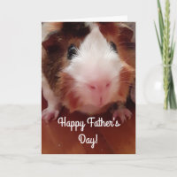 Cerdo de Guinea feliz día del padre