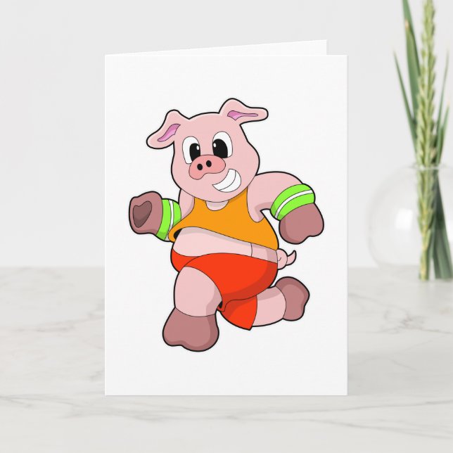 Tarjeta Cerdo en ejecución (Anverso)