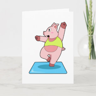 Tarjeta Cerdo en Yoga Fitness