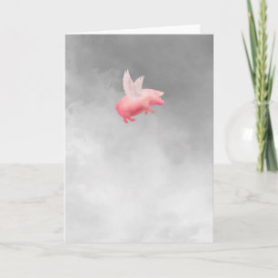 Tarjeta Cerdo Volador