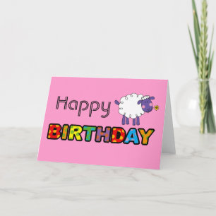 Tarjeta Cerdos felices cumpleaños