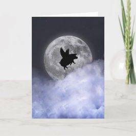 Tarjeta Cerdos voladores nocturnos