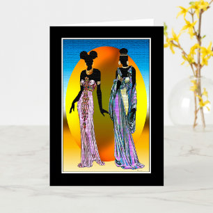 Tarjeta Ceremonia cultural afrocéntrica