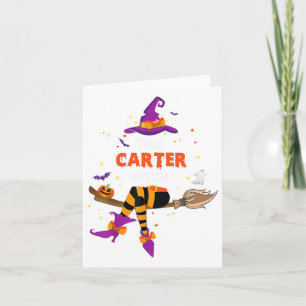 Tarjeta Cerezas de calabaza otoño Girly Halloween otoño ca
