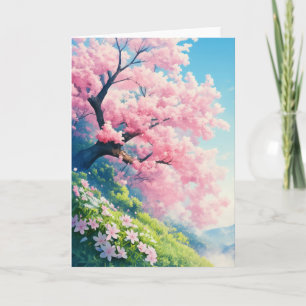 Tarjeta Cerezo en Flor