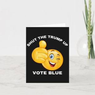 Tarjeta Cerrar El Voto De Trump Up Volver A Elegir De Form