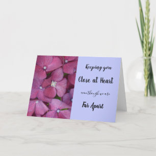 Tarjeta Cerrar en blanco cardíaco