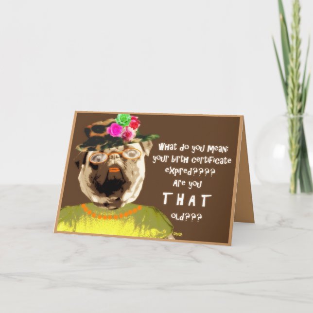 Tarjeta certificado de nacimiento caducado y puesto (Anverso)