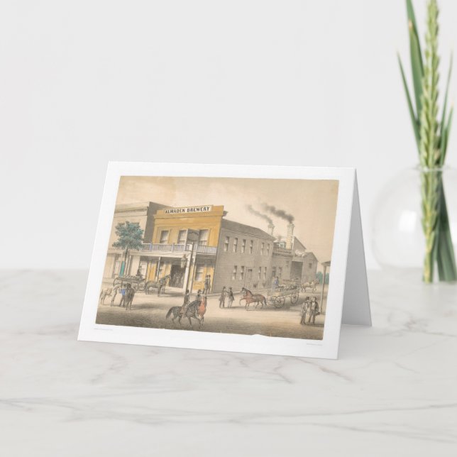 Tarjeta Cervecería de Almaden (0017B) (Anverso)