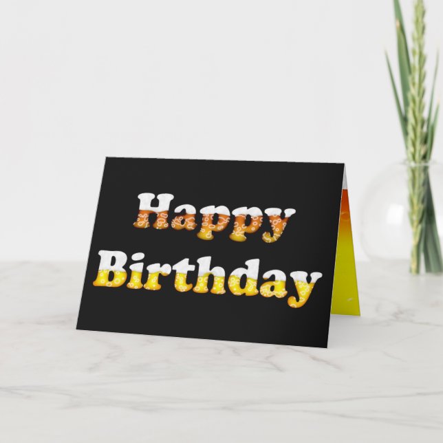 Tarjeta Cerveza de Cumpleaños (Anverso)