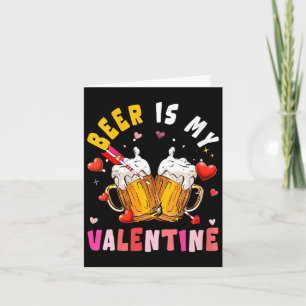 Tarjeta Cerveza de Mujer es mi Corazón de San Valentín Cam