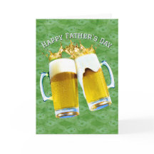 Cerveza del Día del Padre en diseño de pescado