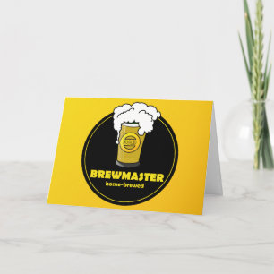 Tarjeta Cerveza del Maestro Cervecero Día del Padre