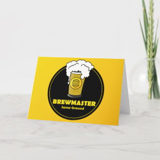 Tarjeta Cerveza del Maestro Cervecero Día del Padre